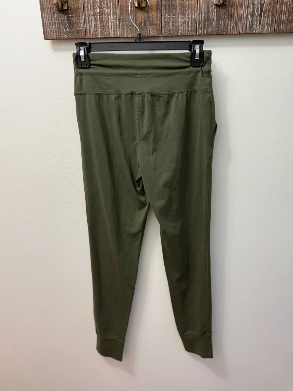 Olive Green Drawstring Jogger Pants wild Fable small